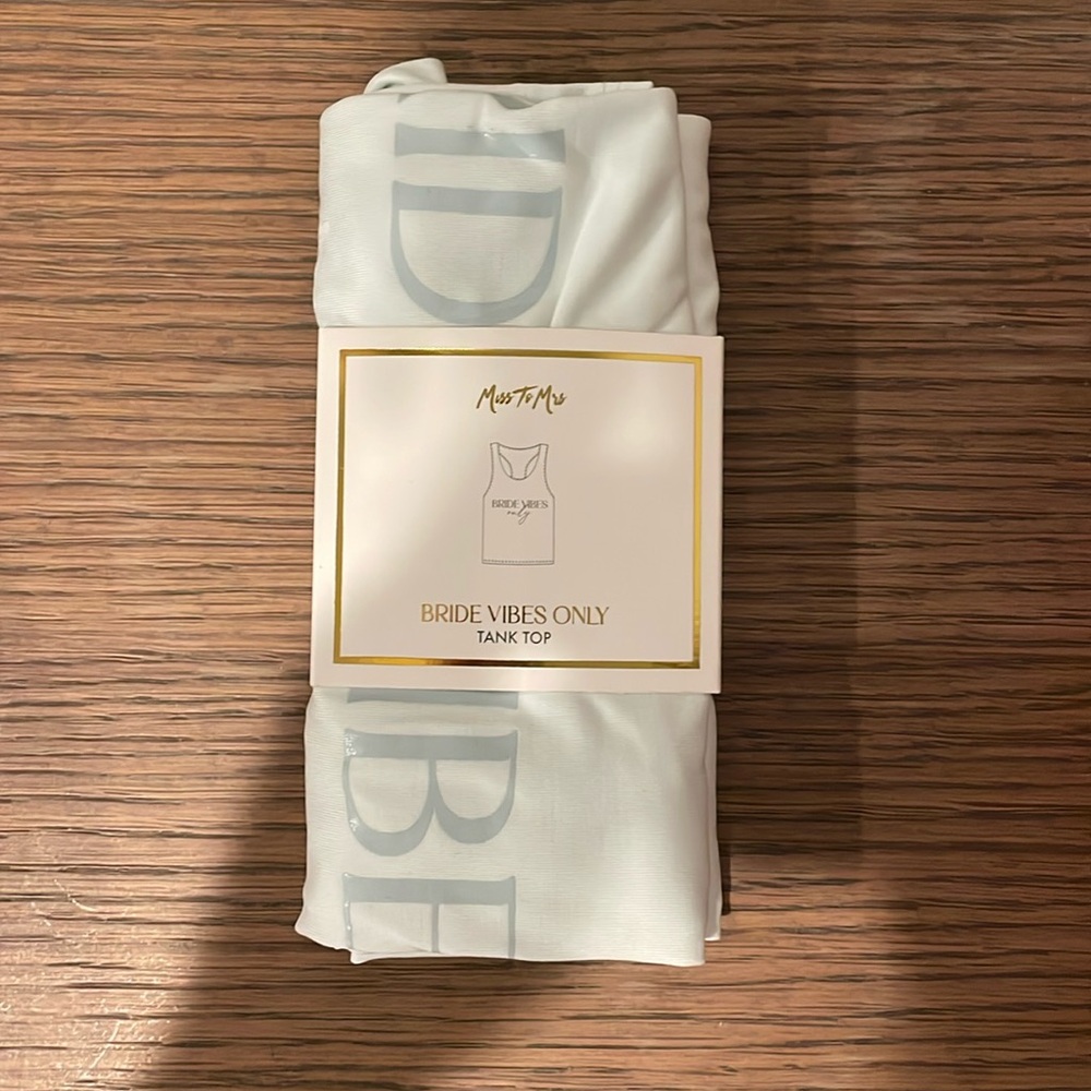 NWOT Bride Tank top